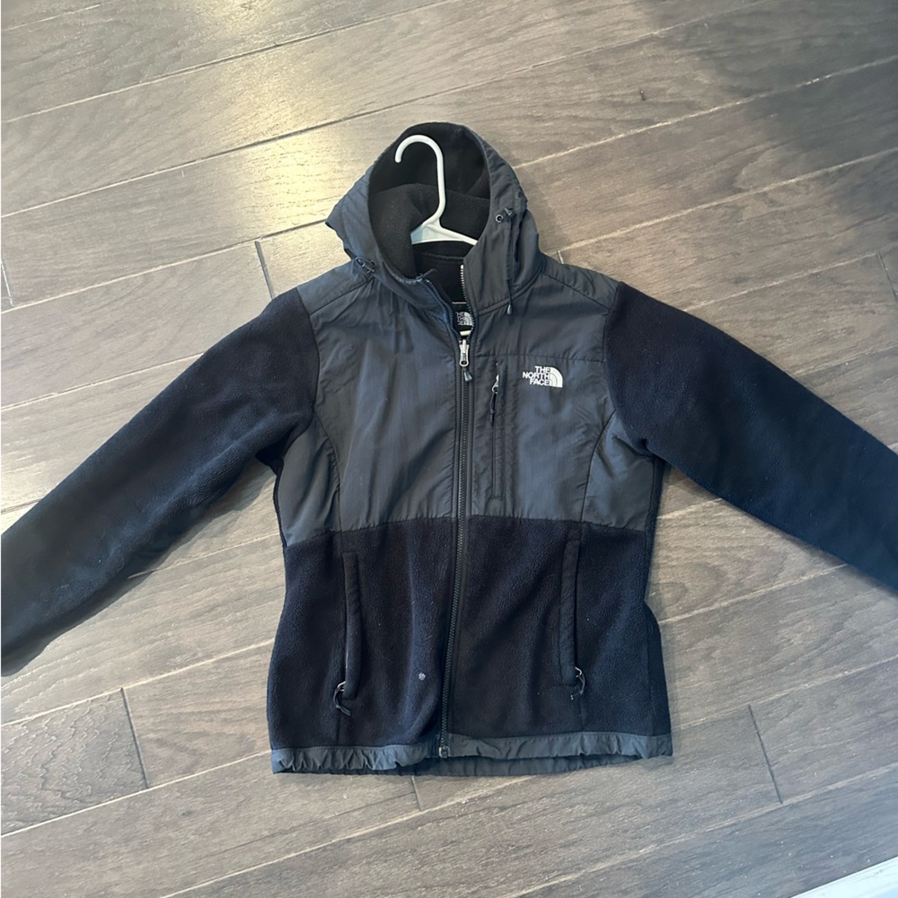 Northface fleece hooded jacket